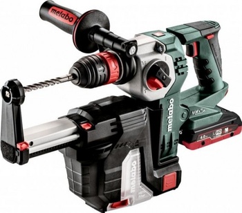 Перфоратор аккумуляторный METABO KHA 18 LTBL 24Q + ISA18LTX 1х4.0 Ач, 1х5,5 Ач, бесщеточный [600211930]